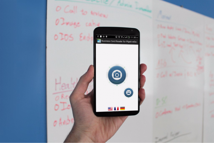Business Card Reader for PipelineDeals CRM